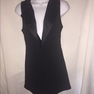 Blush Blush Romper Shorts Black Satin Collar Sz Sm the Popular SKORT!